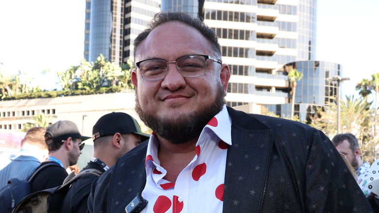 Samoa Joe attends the 2025 Comic-Con International: San Diego - Peacock's 