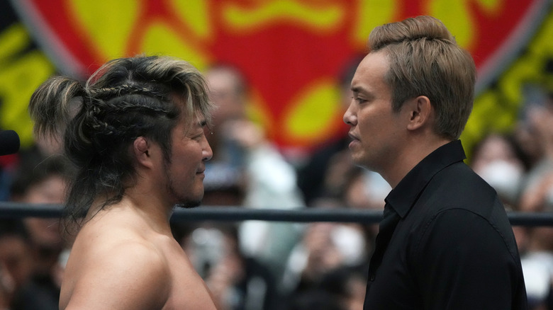 Hiroshi Tanahashi and Kazuchika Okada, face to face once again
