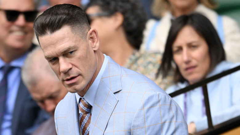 John Cena attends Wimbledon
