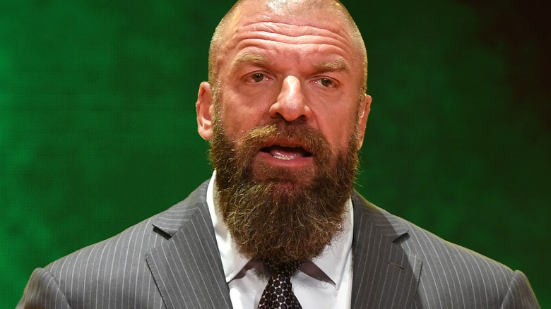 Paul 'Triple H' Levesque in a suit