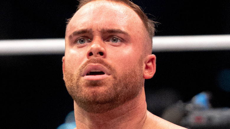 Austin Gunn inside the ring 
