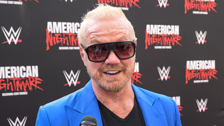 Diamond Dallas Page being interviewed