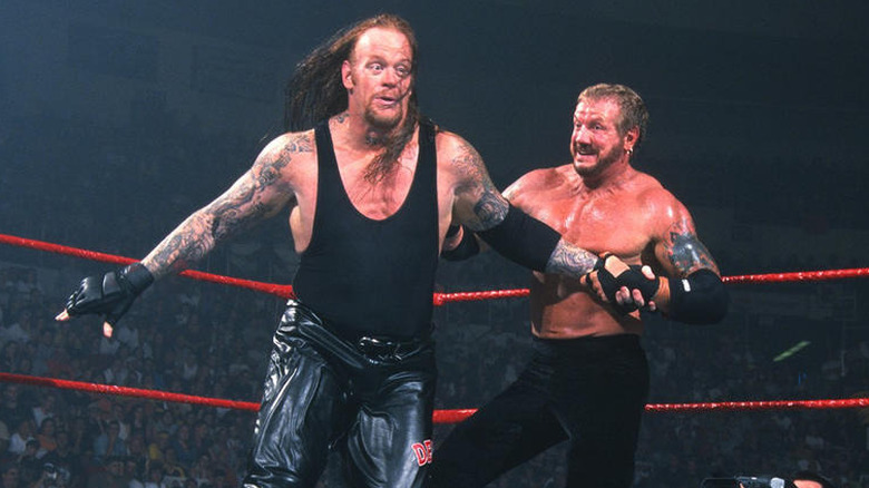 Diamond Dallas Page Irish-whipping The Undertaker WWE