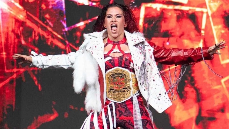 Masha Slamovich makes her entrance