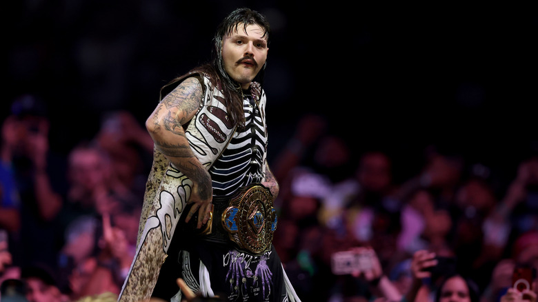 Dominik Mysterio makes his entrance