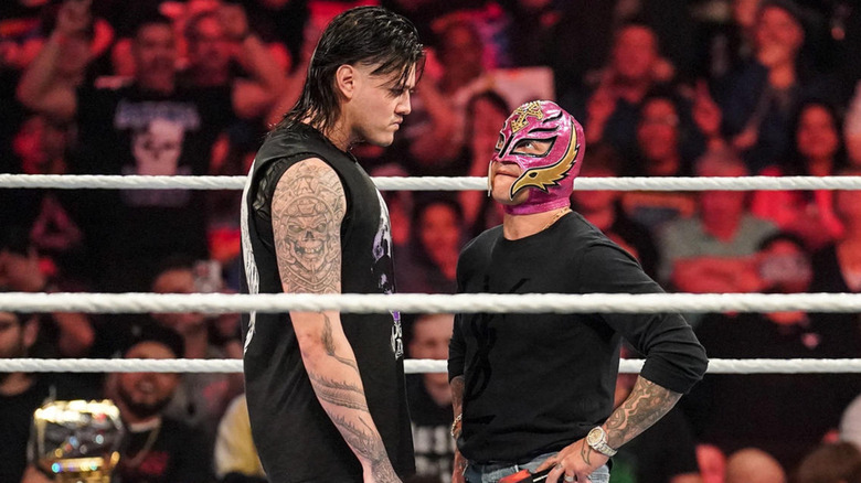 Dominik Mysterio and Rey Mysterio