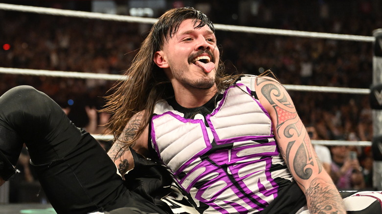 Dominik Mysterio in the ring