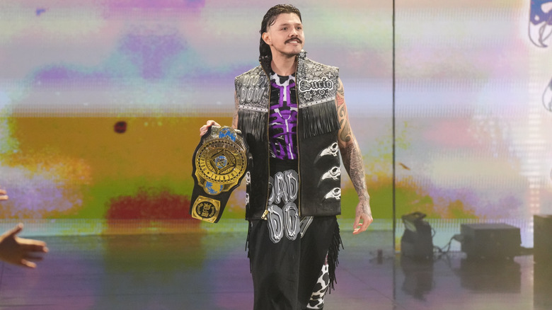 Dominik Mysterio makes his entrance