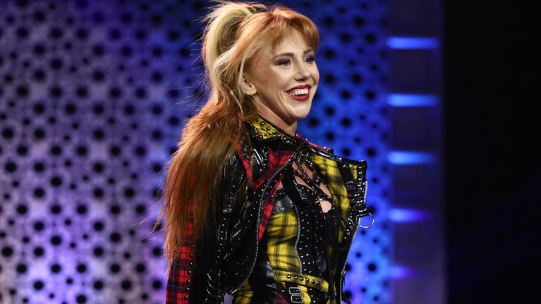 Isla Dawn during her AEW Collision debut in August 2025.