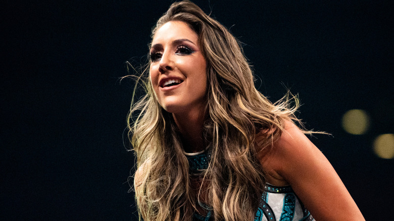 Britt Baker smiling