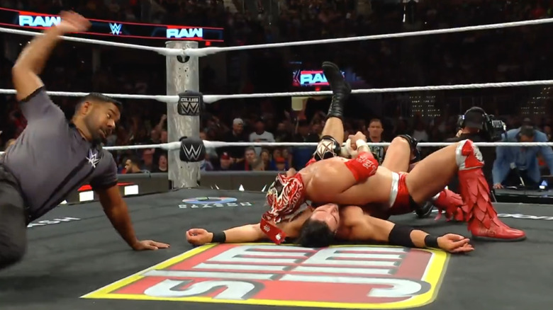 Dragon Lee pins Ethan Page