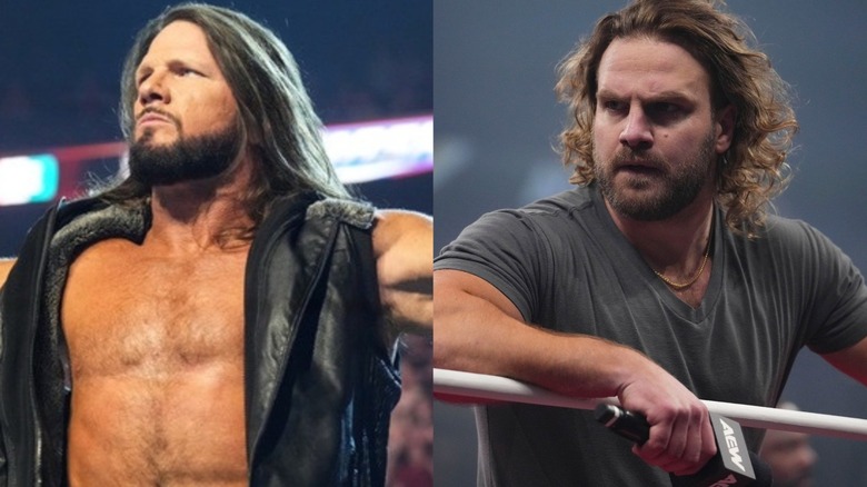 AJ Styles and Hangman Page