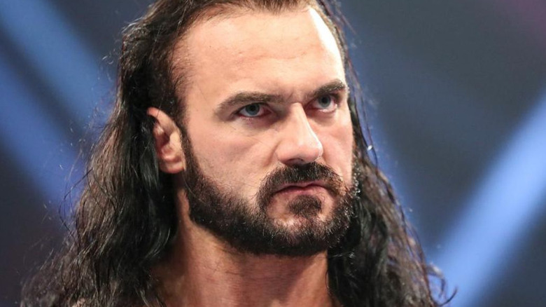 Drew McIntyre stares