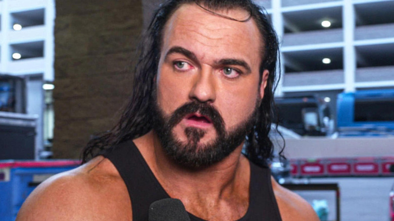 Drew McIntyre being interviewed backstage in WWE