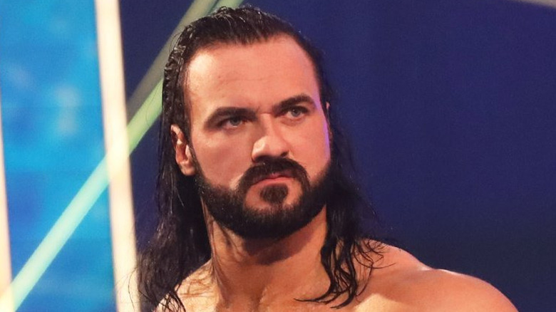 Drew McIntyre on the apron