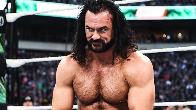 Drew McIntyre after winning the World Heavyweight Championship at WrestleMania XL.