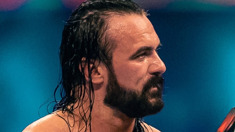 Drew McIntyre looking away