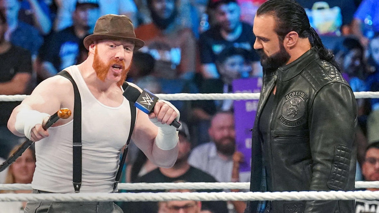 Sheamus and Drew McIntyre talking