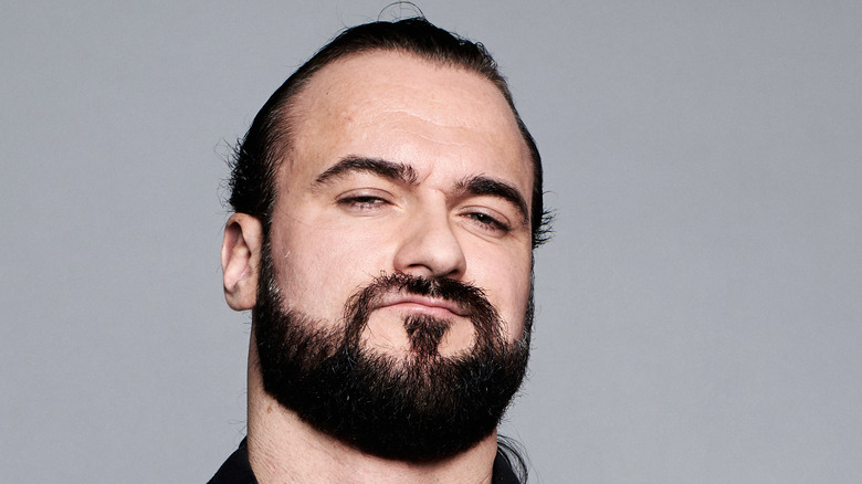 Drew McIntyre smirking