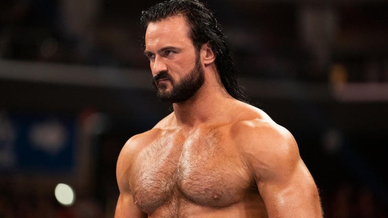 Drew McIntyre stands in the ring