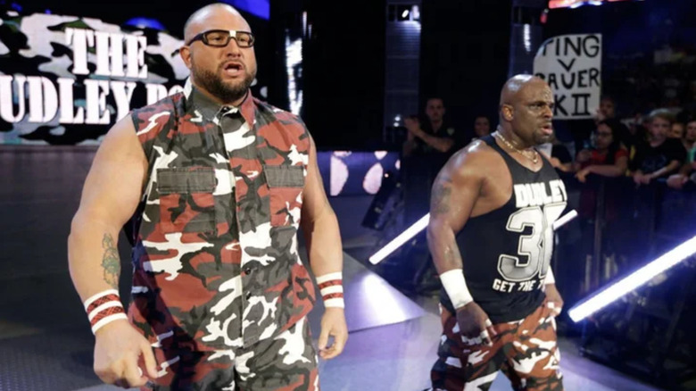 Bully Ray & D-Von Dudley walking to the ring