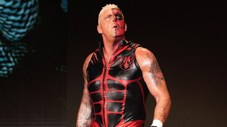 Dustin Rhodes makes his entrance