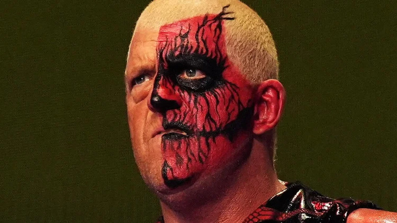 Dustin Rhodes performing in AEW