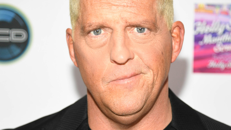 Dustin Rhodes with a diagonal mouth 