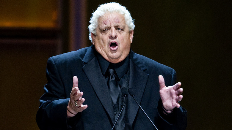 Dusty Rhodes speaking during the WWE Hall of Fame Ceremony, 2009