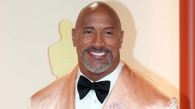 Dwayne Johnson smiling