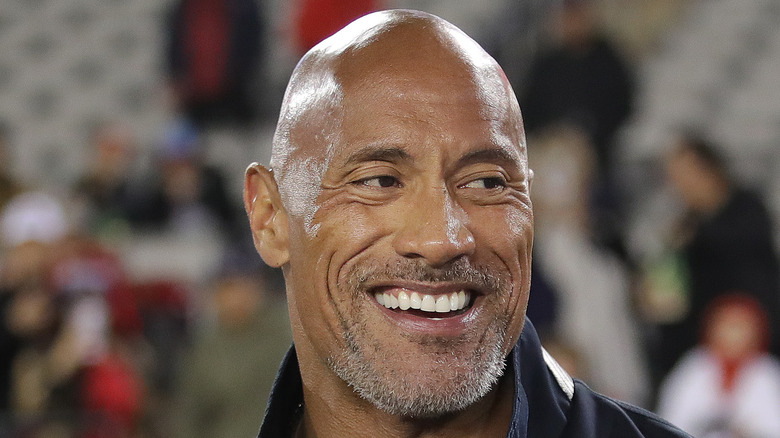 Dwayne "The Rock" Johnson smiling