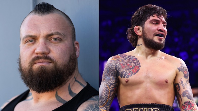 Eddie Hall [Left] and Dillon Danis [Right]