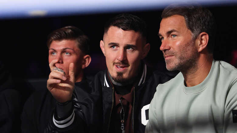 Eddie Hearn and Tom Aspinall