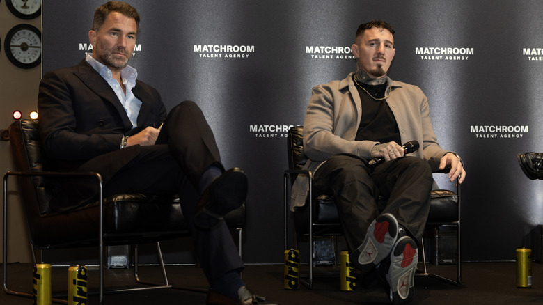 Eddie Hearn and Tom Aspinall