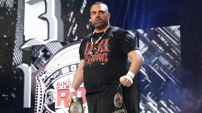 Eddie Kingston walking to the ring