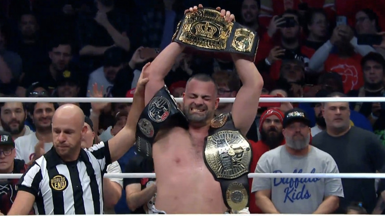 Eddie Kingston celebrating