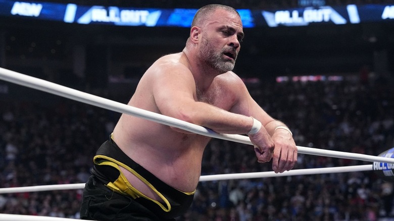 Eddie Kingston in the ring at AEW All Out
