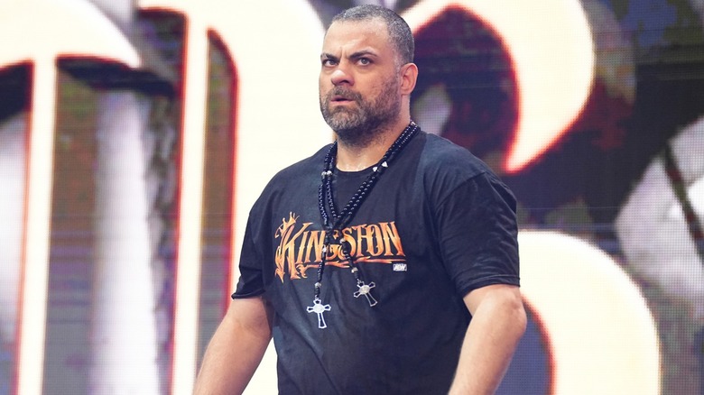 Eddie Kingston on the way to the ring 