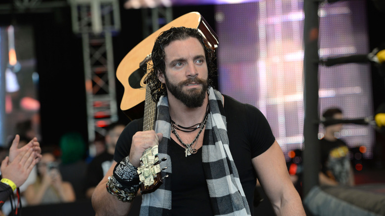 SACRAMENTO, CA - OCTOBER 24: WWE Next wrestler Elias Samson performs at Gibson Ranch County Park on October 24, 2015 in Sacramento, California. (Photo by Scott Dudelson/Getty Images)