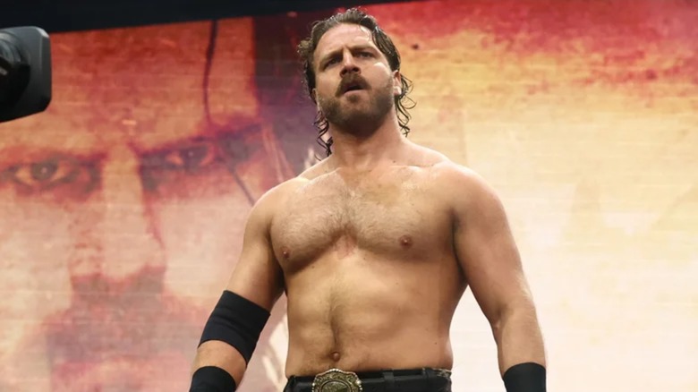 "Hangman" Adam Page walks down to the ring before an Owen Hart Memorial Tournament match on "AEW Dynamite