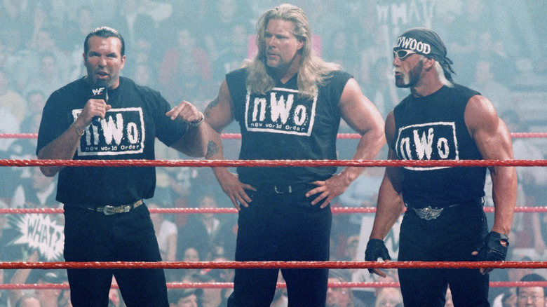 The NWO speaking in the ring