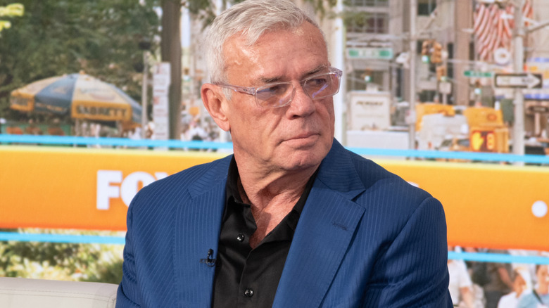 Eric Bischoff visits "Fox & Friends" after announcing a partnership deal with Fox Nation for the Real American Freestyle League, July 2025.