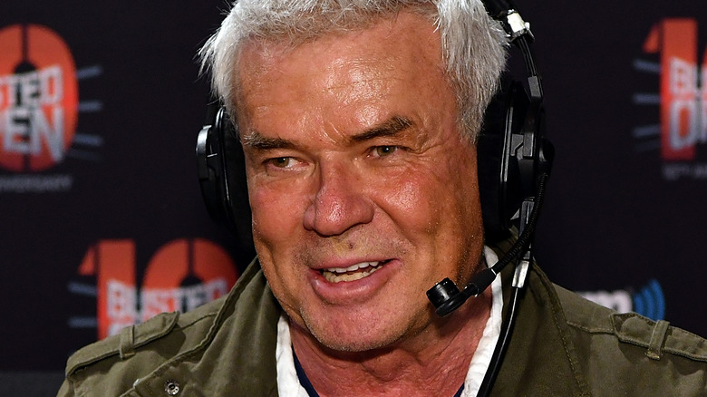 Eric Bischoff looking down