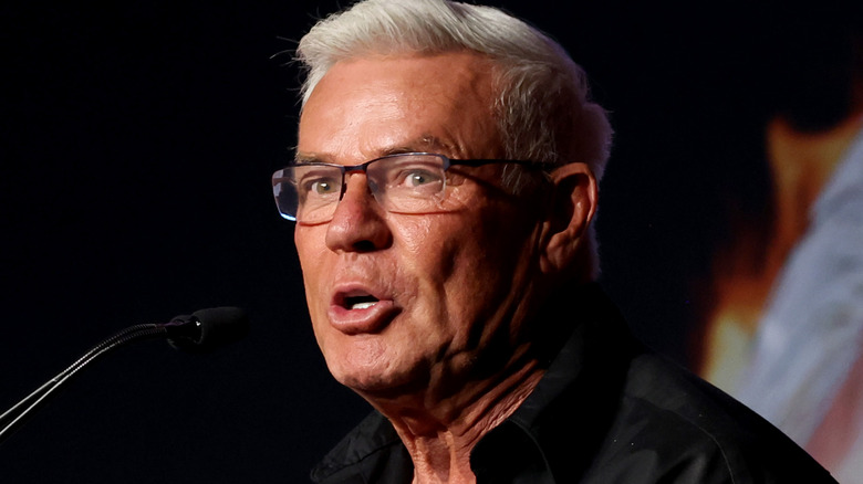 Bischoff speaking at an event