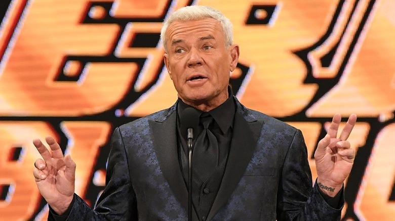 Eric Bischoff at WWE Hall of Fame 2021