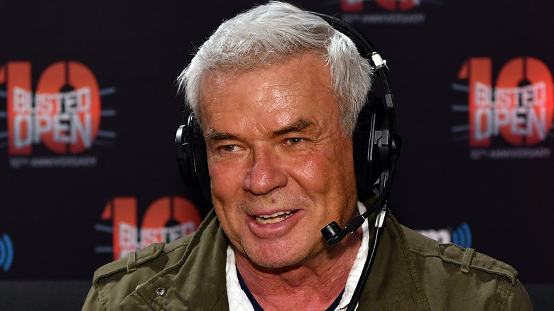 Eric Bischoff with mic headset