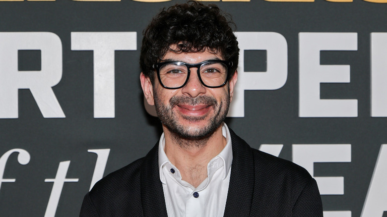 Tony Khan attends the Sports Illustrated Sportsperson of the Year ceremony at XS nightclub at Encore Las Vegas, January 2026.