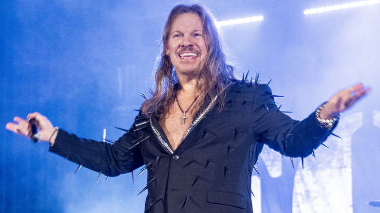 Chris Jericho performs with FOzzy at TempleLive Wichita, April 2025.