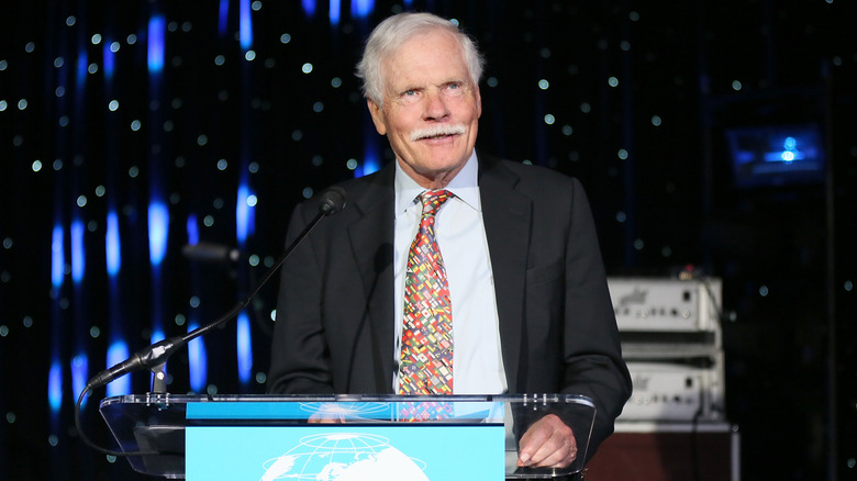 Ted Turner speaks at UNICEF's Evening for Children First to Honor Ted Turner on March 30, 2016 in Atlanta, Georgia.