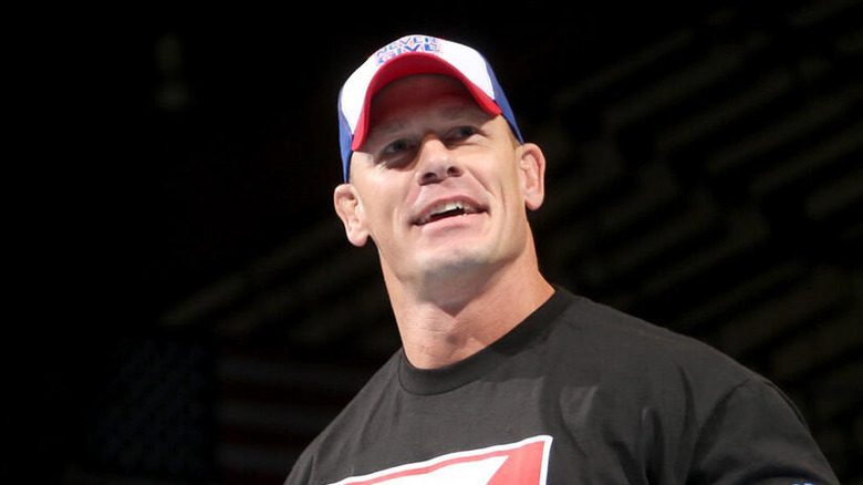 John Cena performing in WWE